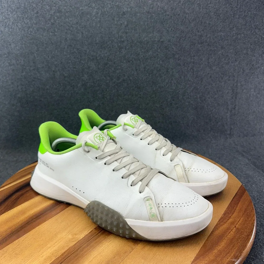 G/FORE G.112 Mens Golf Shoes White Neon Green GMF000084 Size 12